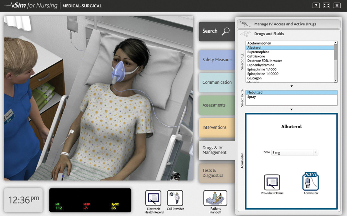 vSim for Nursing medical-surgical
